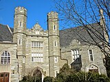 View from inside the quad, looking north