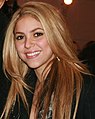 Shakira, cantante de rock y pop. (Colombia)