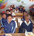 South African school children