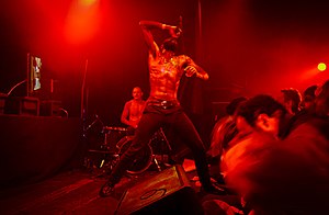 Death Grips performing in Berlin, Germany (2012)