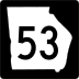 State Route 53 marker