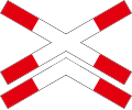 Multiple track level crossing