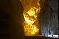 Salida de la cueva hacia el pueblo de Cuevas.