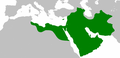 Image 7The Rashidun Caliphate reached its greatest extent under Caliph Uthman, c. 654 (from History of Saudi Arabia)