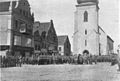 The Chevalier Guard Regiment and the Life Guard Horse Regiment of the Russian Imperial Guard in Insterburg, East Prussia.[Note 1] The town was under Russian occupation from 24 August – 11 September 1914.