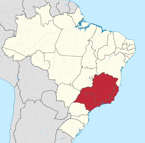 Archivo:Southeast Region in Brazil.svg