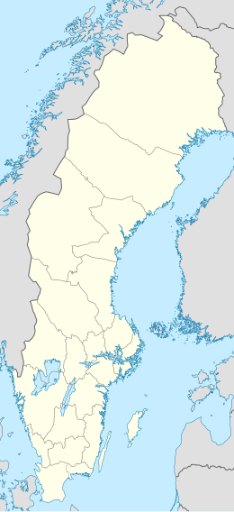 Map of Sweden showing Swedavia airports