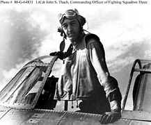 LCDR John S. Thach, CO of VF-3