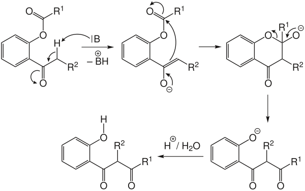 The Baker-Venkataraman rearrangement mechanism