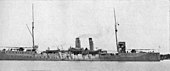 The Chinese cruiser Chao Ho, of the Republic of China Navy.