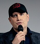 Kevin Feige speaking at the 2019 San Diego Comic-Con International