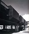 Hansasilta Shopping Mall and pedestrian bridge, Itäkeskus, Helsinki, A+P 1984