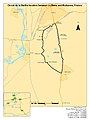 Circuit location between Le Mans and Mulsanne, France