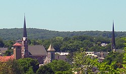 Skyline from the east