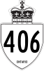 安大略406號省道 shield