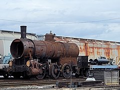 No. 7312 seen outside during shop switching in February 2022.