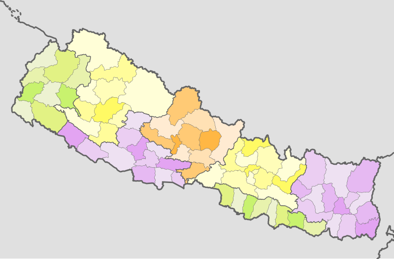 File:Districts of Nepal 2015.svg