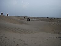 Sand dunes near Jaisalmer.