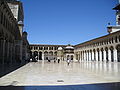 The Umayyad Mosque courtyard, Damascus