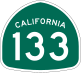 State Route 133 marker