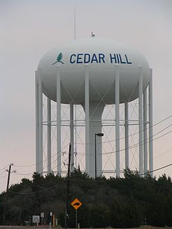 Cedar Hill water tower