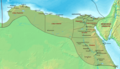 Byzantine Diocese of Egypt (ca. 381-539) in 400 AD.