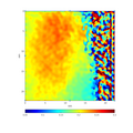 Map of X component of displacement vector