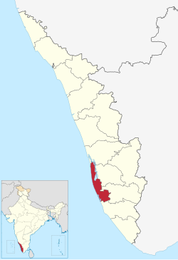 Location in Kerala