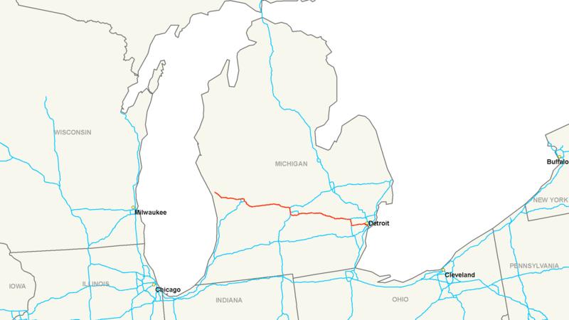 Файл:Interstate 96 map.png