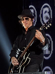 Stradlin performing at a Guns N' Roses concert in 2012