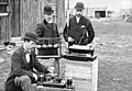 Image 36British Post Office engineers inspect Guglielmo Marconi's wireless telegraphy (radio) equipment in 1897. (from History of radio)