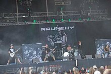 Raunchy performing at With Full Force 2009.