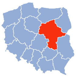 Location within Poland