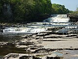 Aysgarth Falls, a popular destination for hikers, can also be reached by a short walk from the main road.