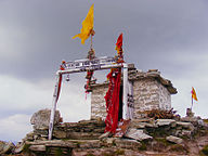 Temple at Chandrashila Summit