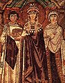 The Empress Theodora in a purple mantle