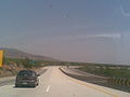 Motorway M2 near Salt Ranges of Khewra