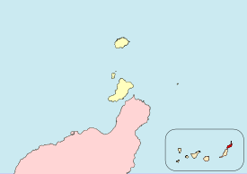 La Graciosa ubicada en Archipiélago Chinijo