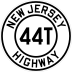 Route 44T marker