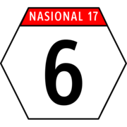 National route 6 in Region 17 (Bali)