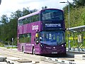 Image 38Level-boarding onto a double-decker bus on the Leigh-Salford-Manchester Bus Rapid Transit (from Guided bus)