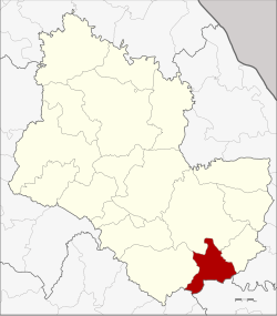 District location in Sakon Nakhon province