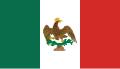 1821–1823 Flag of the first Mexican Empire.