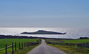 The desert Pessegueiro Island in the Alentejo coast region.