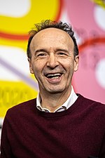 Photo of Roberto Benigni in 2020.