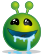 File:Smiley green alien droling.svg