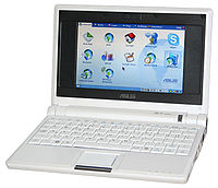 An ASUS Eee PC netbook.