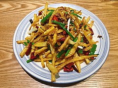 Ganbian Ousi, fried lotus root sticks