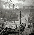 Public staircase in the South Side Slopes neighborhood, ca. 1940