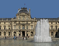 Pavillon de l’Horloge (1624-1645) del palacio del Louvre, de Jacques Lemercier